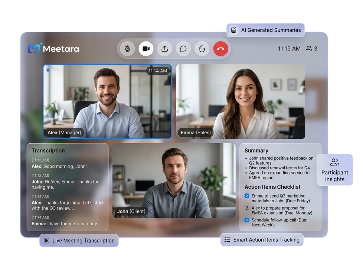 Meetara Dashboard